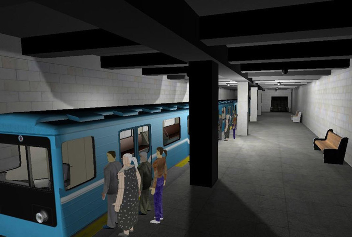 平和球幕影院虚拟动车地铁