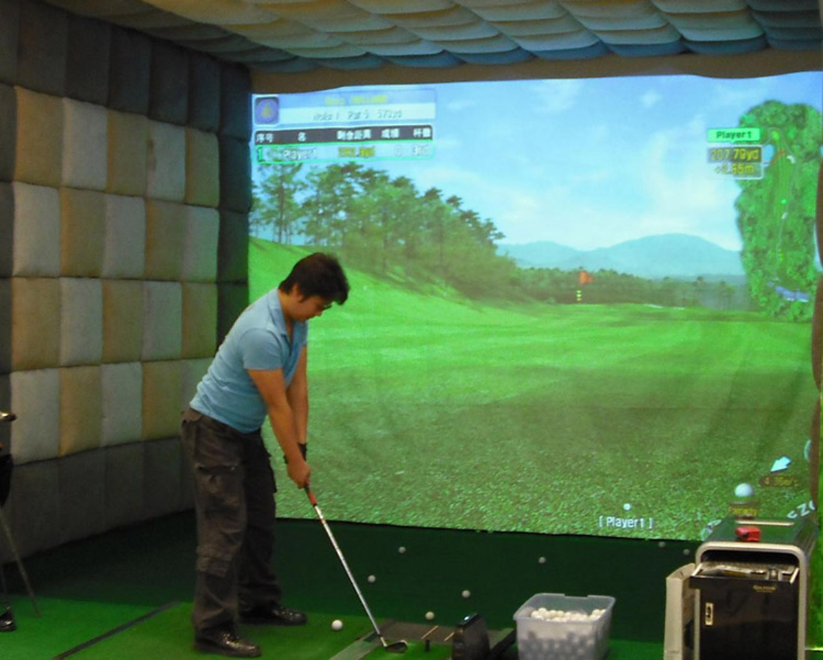 宜君球幕影院模拟高尔夫